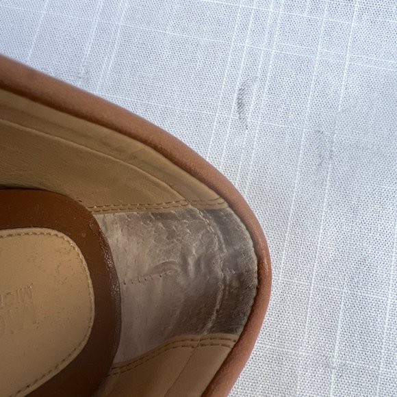 Michael Kors Moccasin Loafers Sutton Leather Upper Rubber Sole Tan Shoes 7.5M - Picture 5 of 10